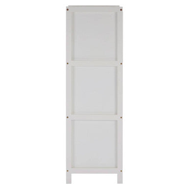 Salon White Wood 3 Drawer Cabinet