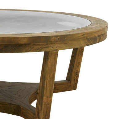 Merdeka Mango Wood Natural Contemporary Coffee Table