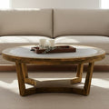 Merdeka Mango Wood Natural Contemporary Coffee Table