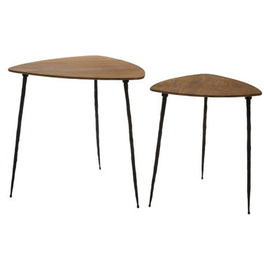 Gamelan Set Of 2 Nesting Side Tables