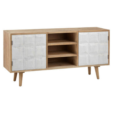 Papua Solid Oak Contemporary Sideboard
