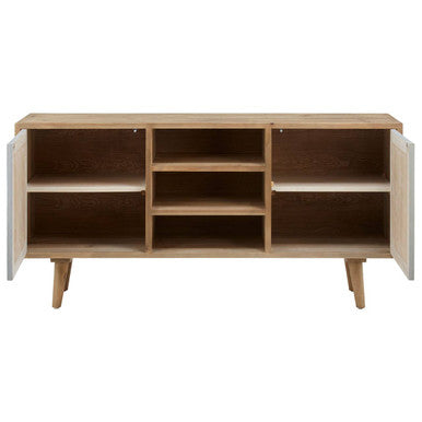 Papua Solid Oak Contemporary Sideboard