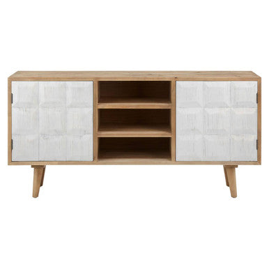 Papua Solid Oak Contemporary Sideboard