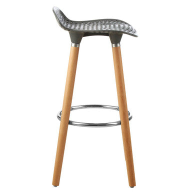 Stockholm Grey Seat Bar Stool