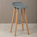 Stockholm Grey Seat Bar Stool