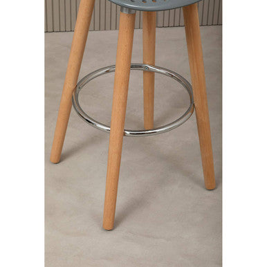 Stockholm Grey Seat Bar Stool