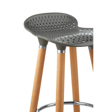 Stockholm Grey Seat Bar Stool