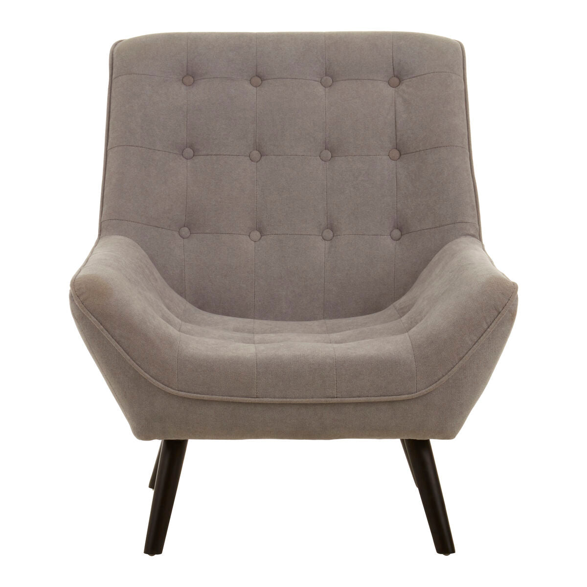 Stockholm Grey Linen Accent Chair