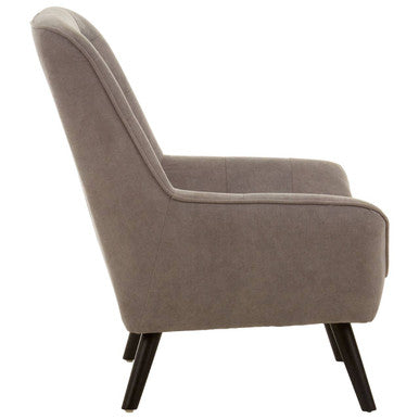 Stockholm Grey Linen Accent Chair