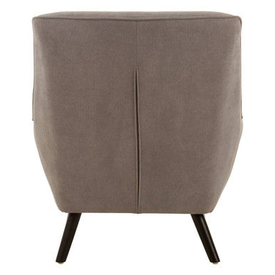 Stockholm Grey Linen Accent Chair