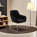 Stockholm Black Velvet Dining Chair With Chrome Legs