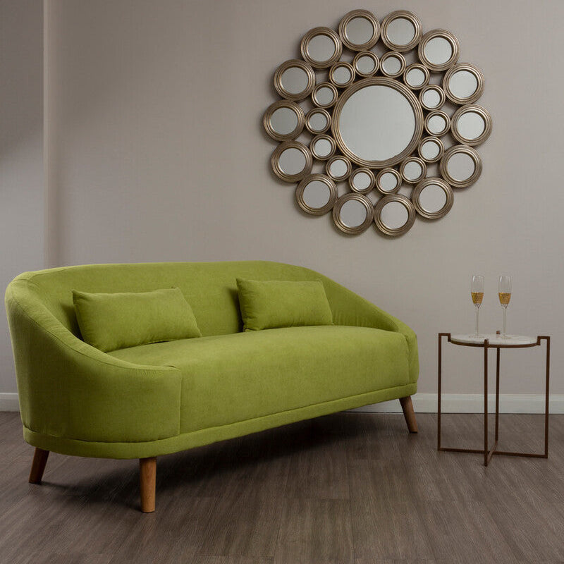 Green Linen Sofa, Holland