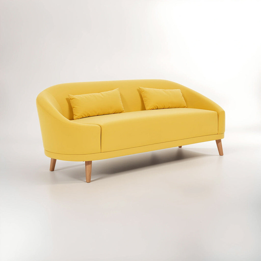Yellow Linen Sofa, Holland