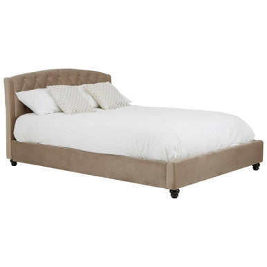 Josephine Mink King Bed Modern