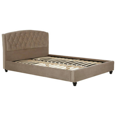 Josephine Mink King Bed Modern