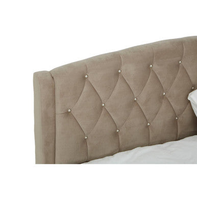 Josephine Mink King Bed Modern