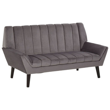 2 Seat Grey Sofa, Savina