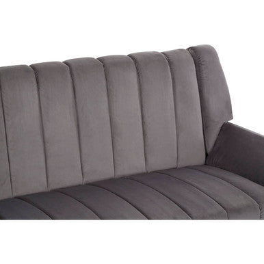 2 Seat Grey Sofa, Savina
