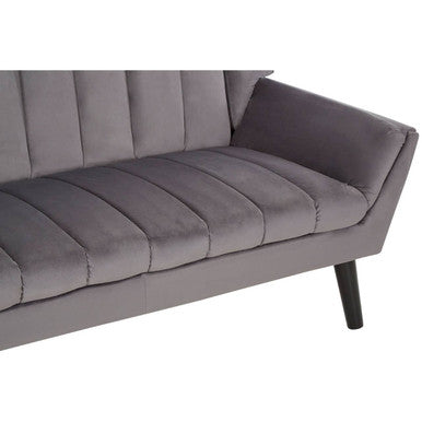 2 Seat Grey Sofa, Savina