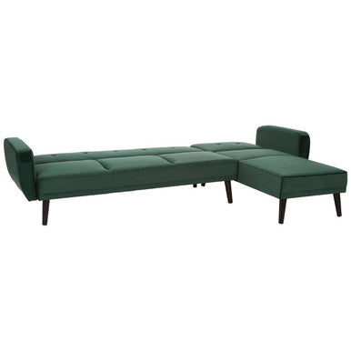 3 Seat Green Sofa Bed, Serene