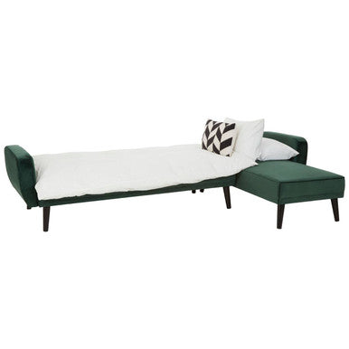 3 Seat Green Sofa Bed, Serene
