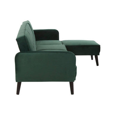 3 Seat Green Sofa Bed, Serene