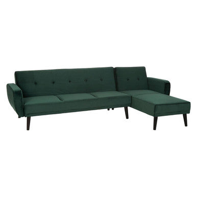 3 Seat Green Sofa Bed, Serene