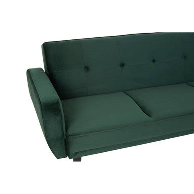 3 Seat Green Sofa Bed, Serene