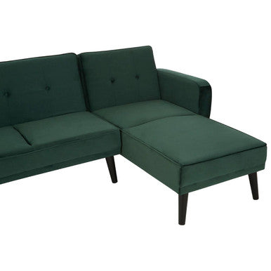 3 Seat Green Sofa Bed, Serene