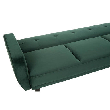 3 Seat Green Sofa Bed, Serene