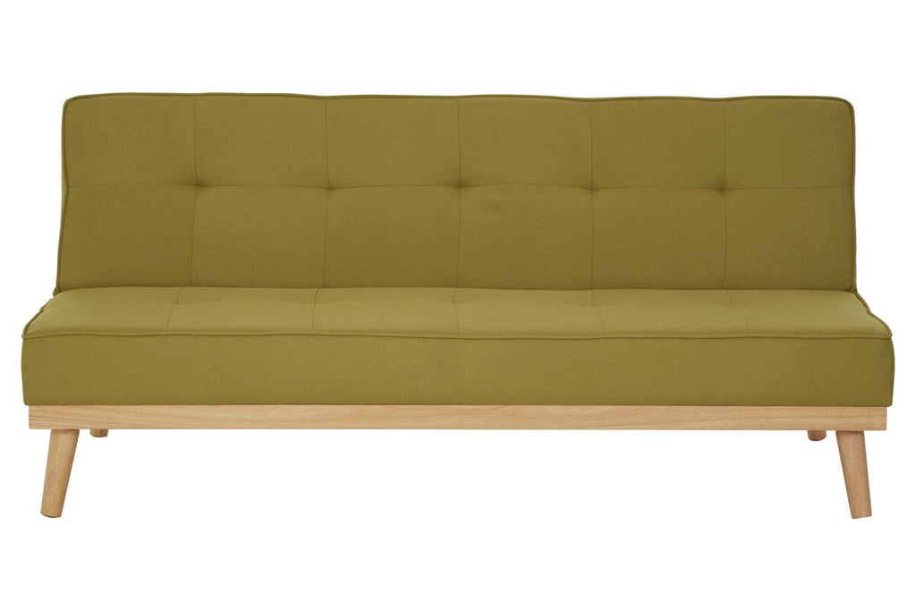 3 Seat Green Sofa Bed, Stockholm