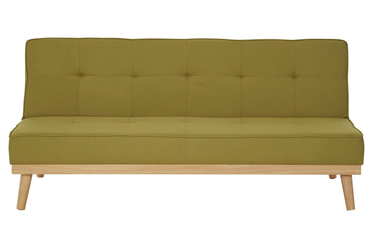 3 Seat Green Sofa Bed, Stockholm