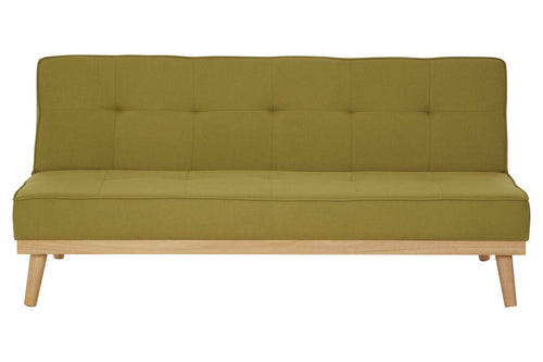 3 Seat Green Sofa Bed, Stockholm