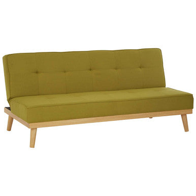 3 Seat Green Sofa Bed, Stockholm