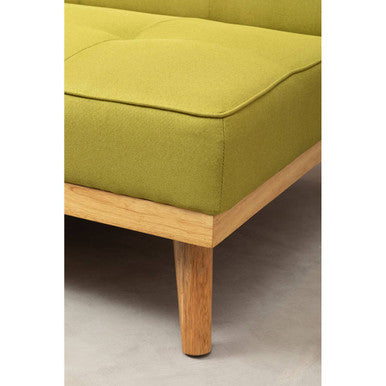 3 Seat Green Sofa Bed, Stockholm