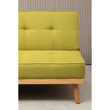 3 Seat Green Sofa Bed, Stockholm