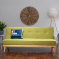 3 Seat Green Sofa Bed, Stockholm