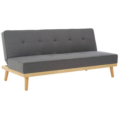 3 Seat Grey Sofa Bed, Stockholm