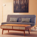 3 Seat Grey Sofa Bed, Stockholm