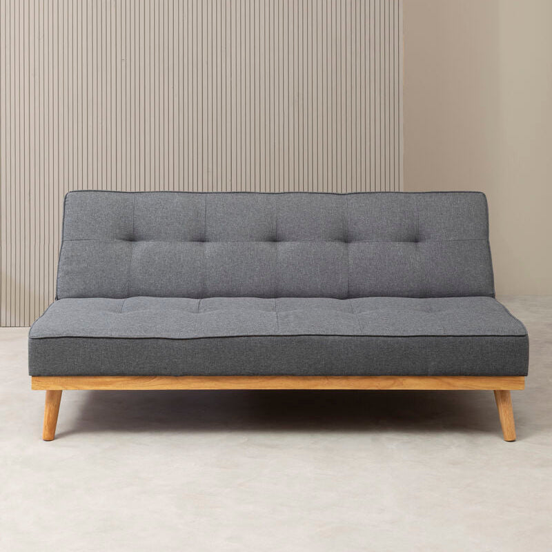 3 Seat Grey Sofa Bed, Stockholm