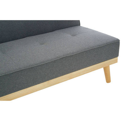 3 Seat Grey Sofa Bed, Stockholm