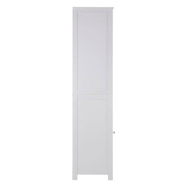 Portern Single Door Pine White Modern Cabinet