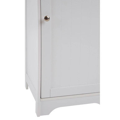 Portern Single Door Pine White Modern Cabinet