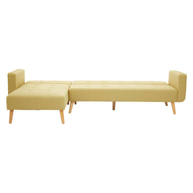 Olive Linen Corner Sofa Bed, Hansa Hagen