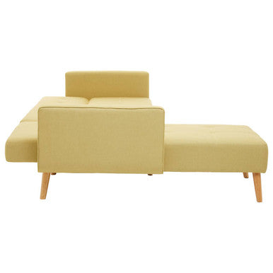 Olive Linen Corner Sofa Bed, Hansa Hagen