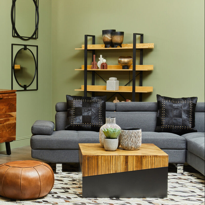 Grey Linen Corner Sofa, Hanover