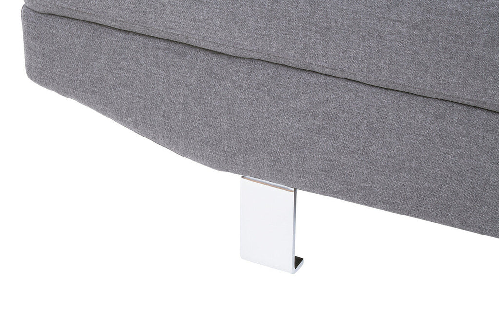 Grey Linen Corner Sofa, Hanover