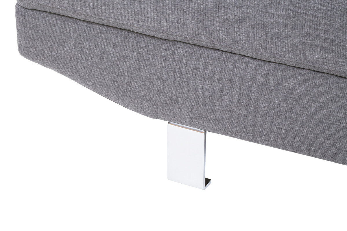 Grey Linen Corner Sofa, Hanover
