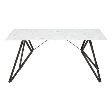 Weston Marble Dining Table With 6 Chairs Set