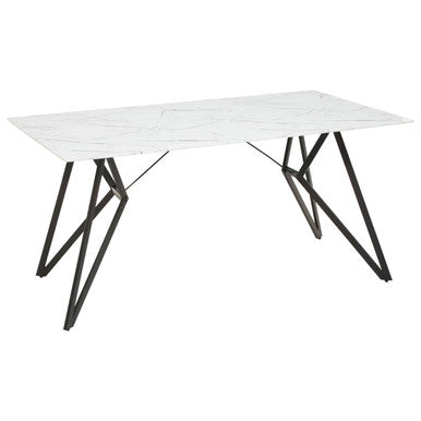 Weston Marble Dining Table With 6 Chairs Set